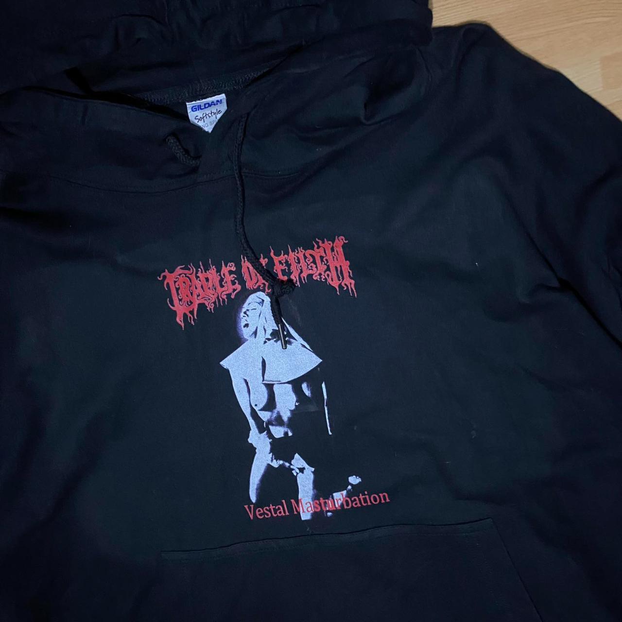 Vintage Cradle of Filth hoodie vestal... - Depop