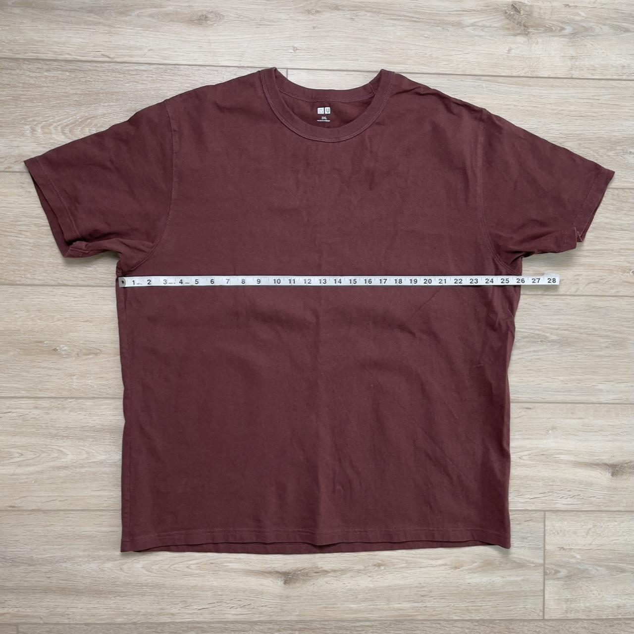 Brown t-shirt from Uniqlo size 3XL. lightly worn,... - Depop