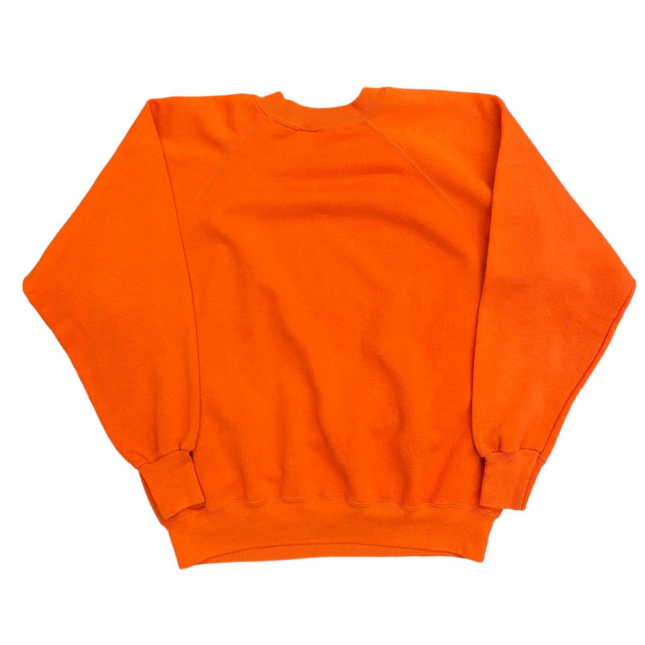Men's Orange Sweatshirt Depop