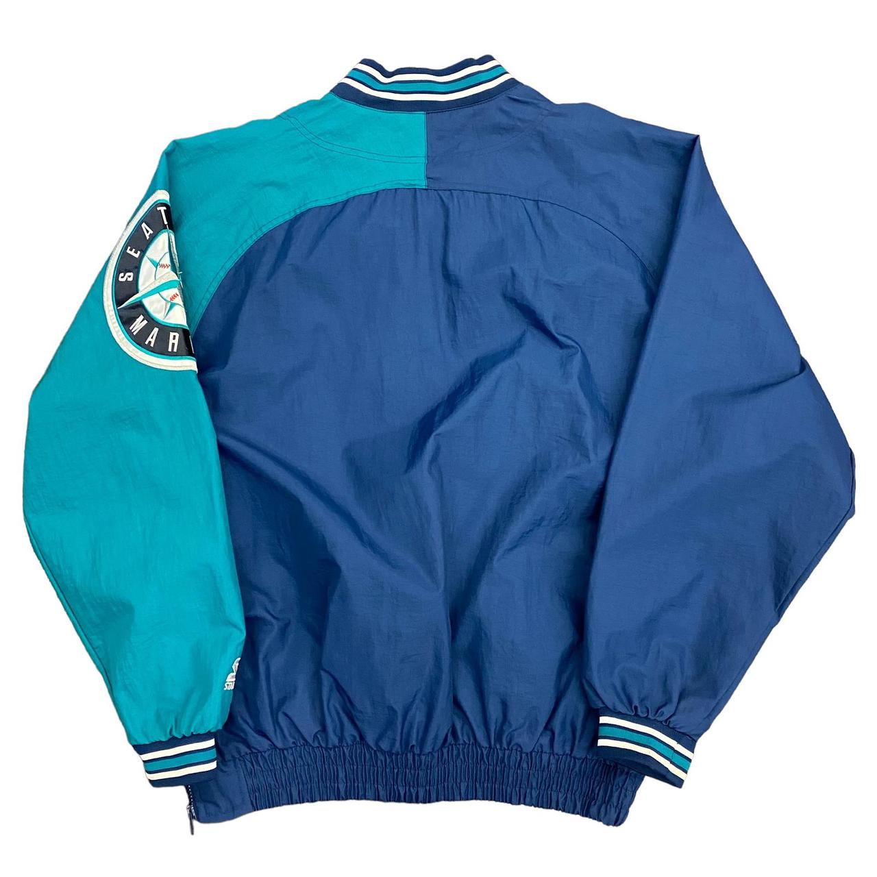 Starter Men's Navy Jacket Depop