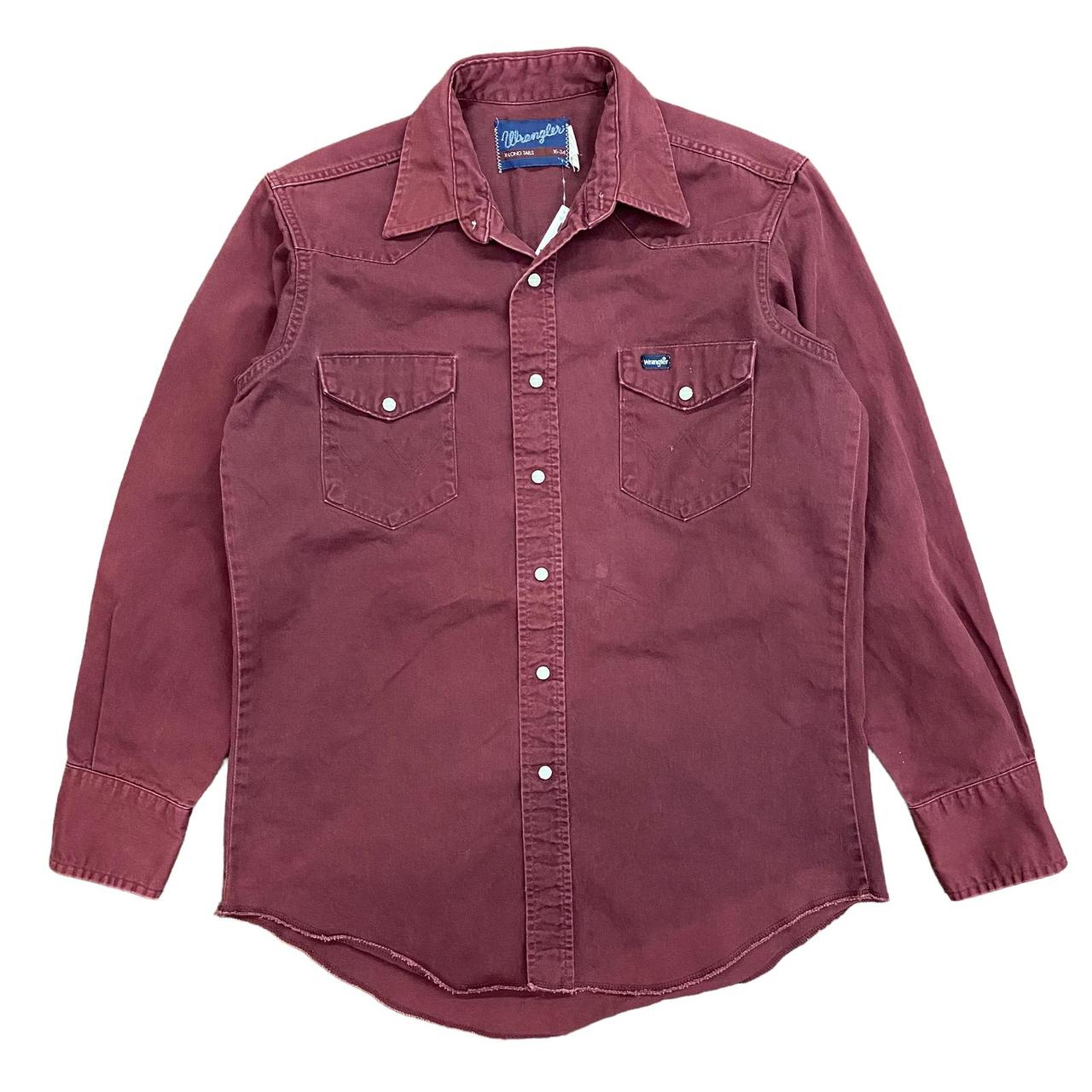 Wrangler Men's Purple Shirt | Depop