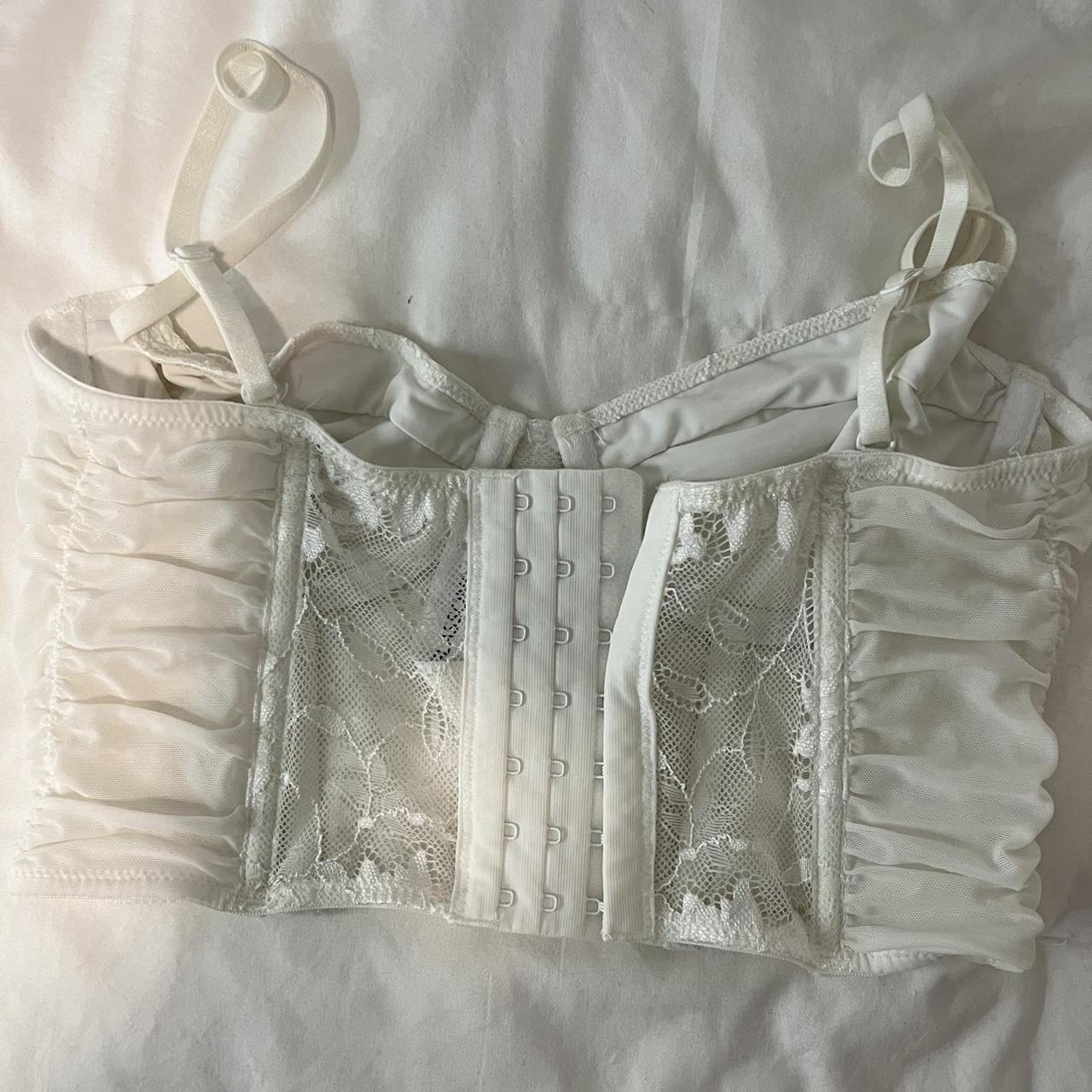 Lace Glassons Corset Top Size Aus 6 Fits Us 0 Xs Depop