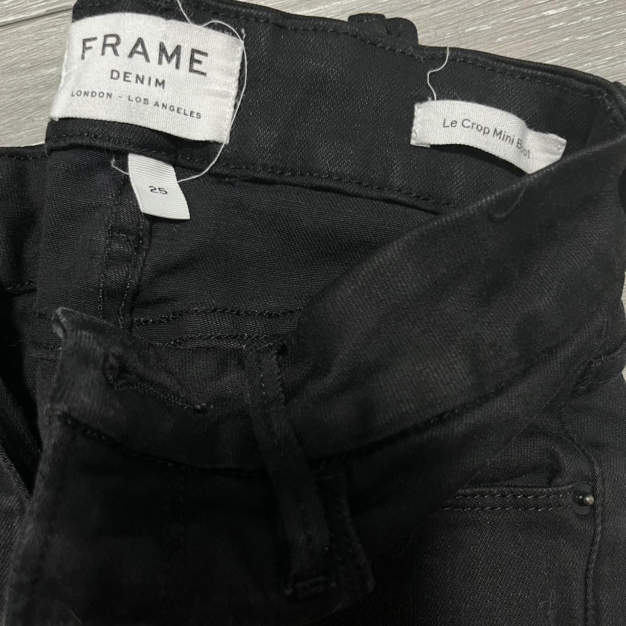 Frame Women's Black Jeans | Depop