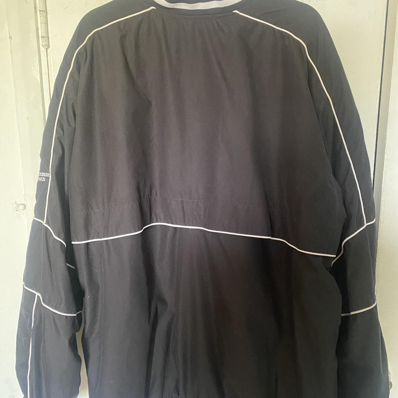 nike long sleeve jumper retro fits like an xl open... - Depop