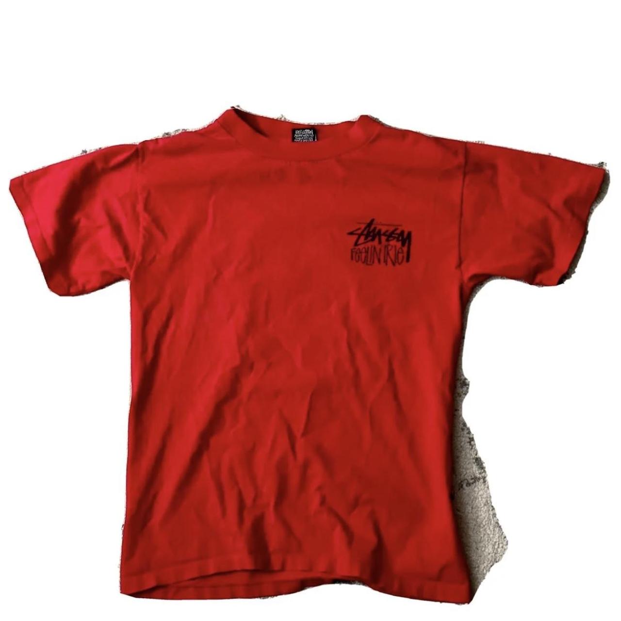 Very Rare 90's Vintage Stüssy Feelin Irie T #rare | Depop
