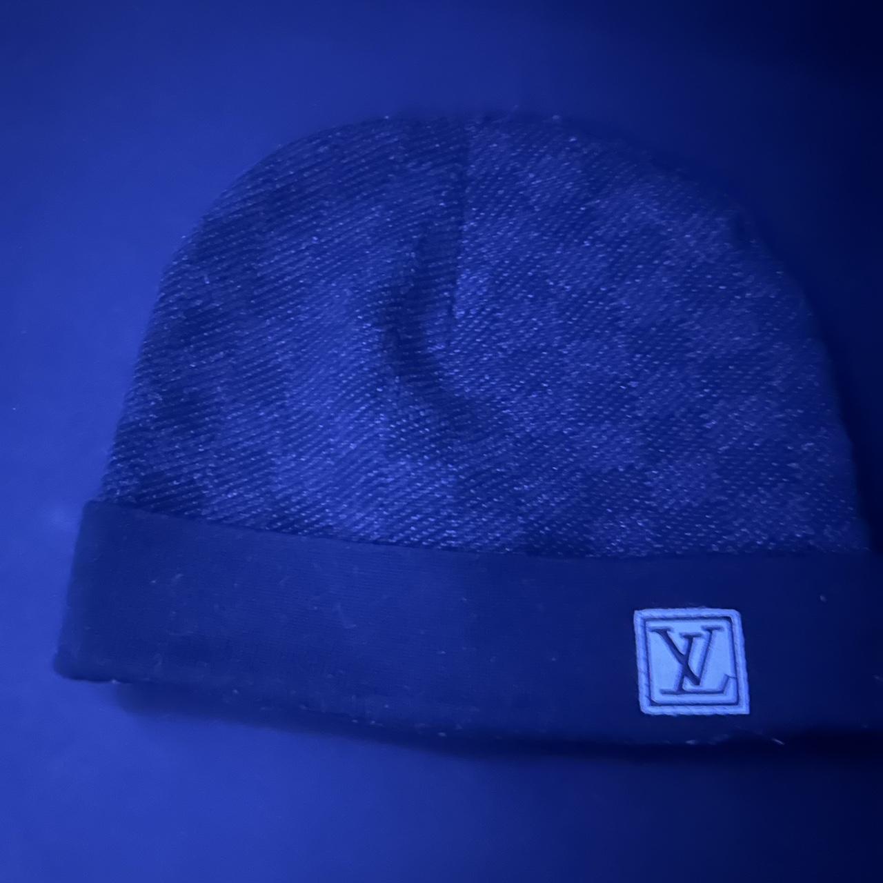 black lv beanie Depop