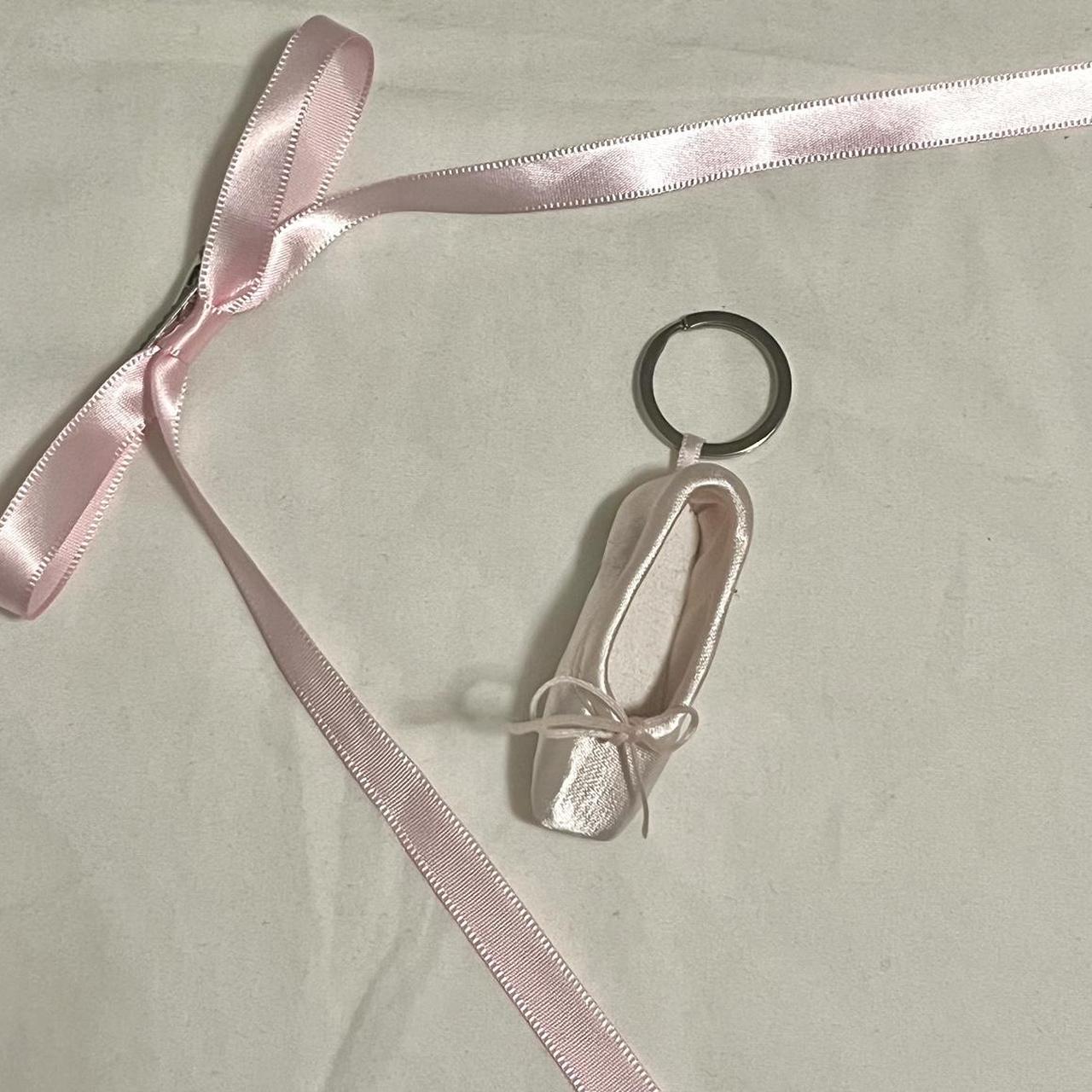 pretty ballet shoe keychain ౨ৎ ˖ ࣪⊹ message me... Depop