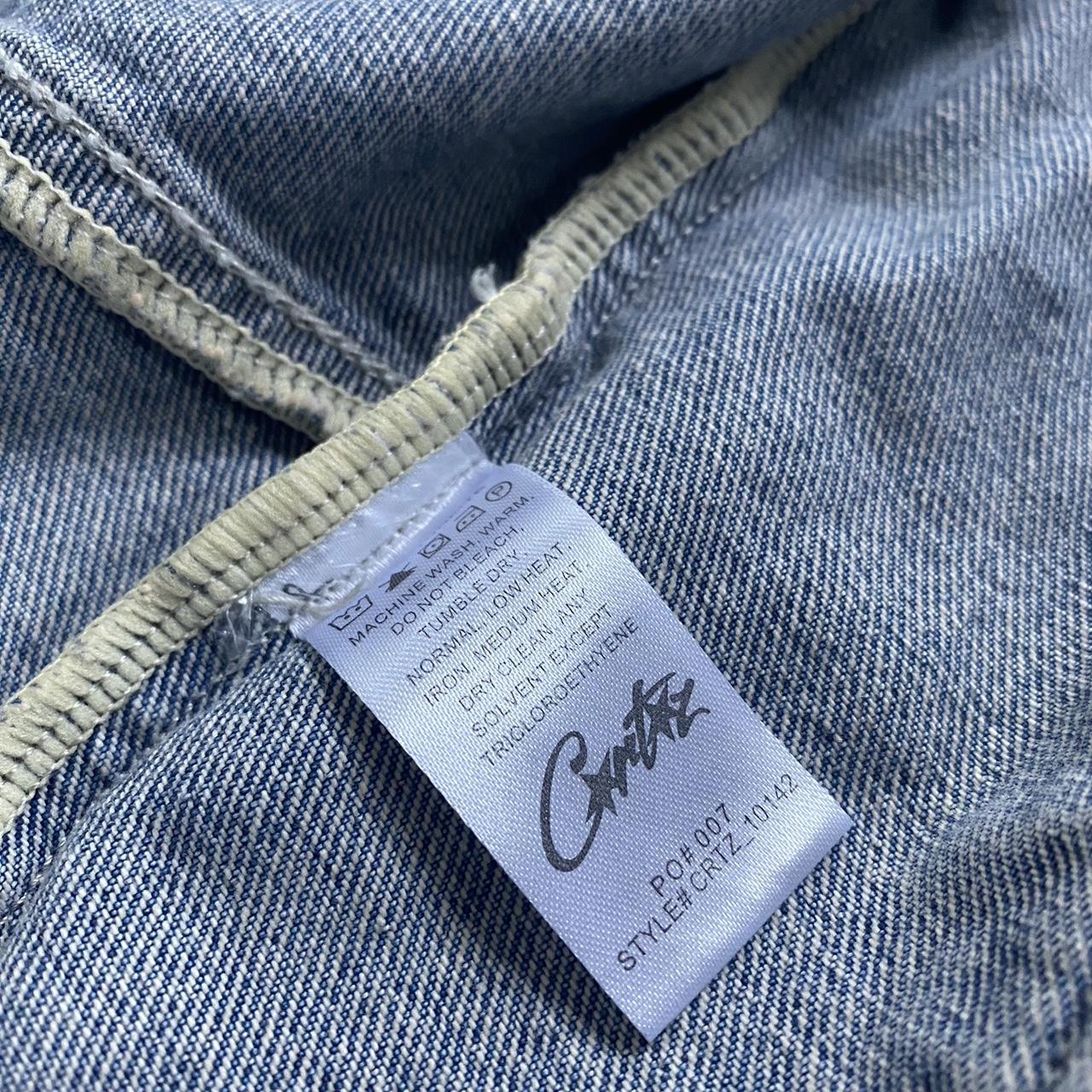 Corteiz denim (jean) jacket Size medium, fits true... - Depop