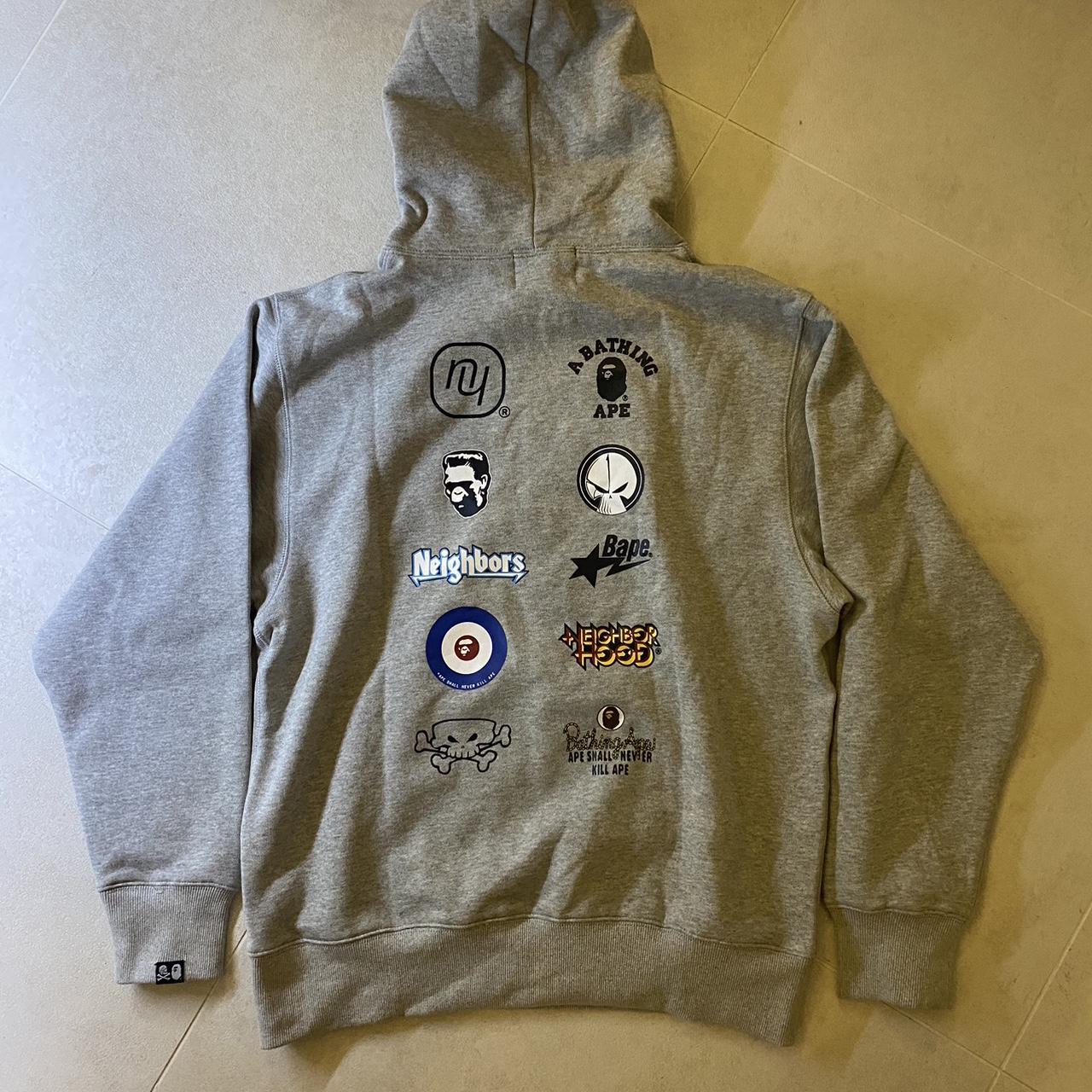 Bape discount neighborhood hoodie