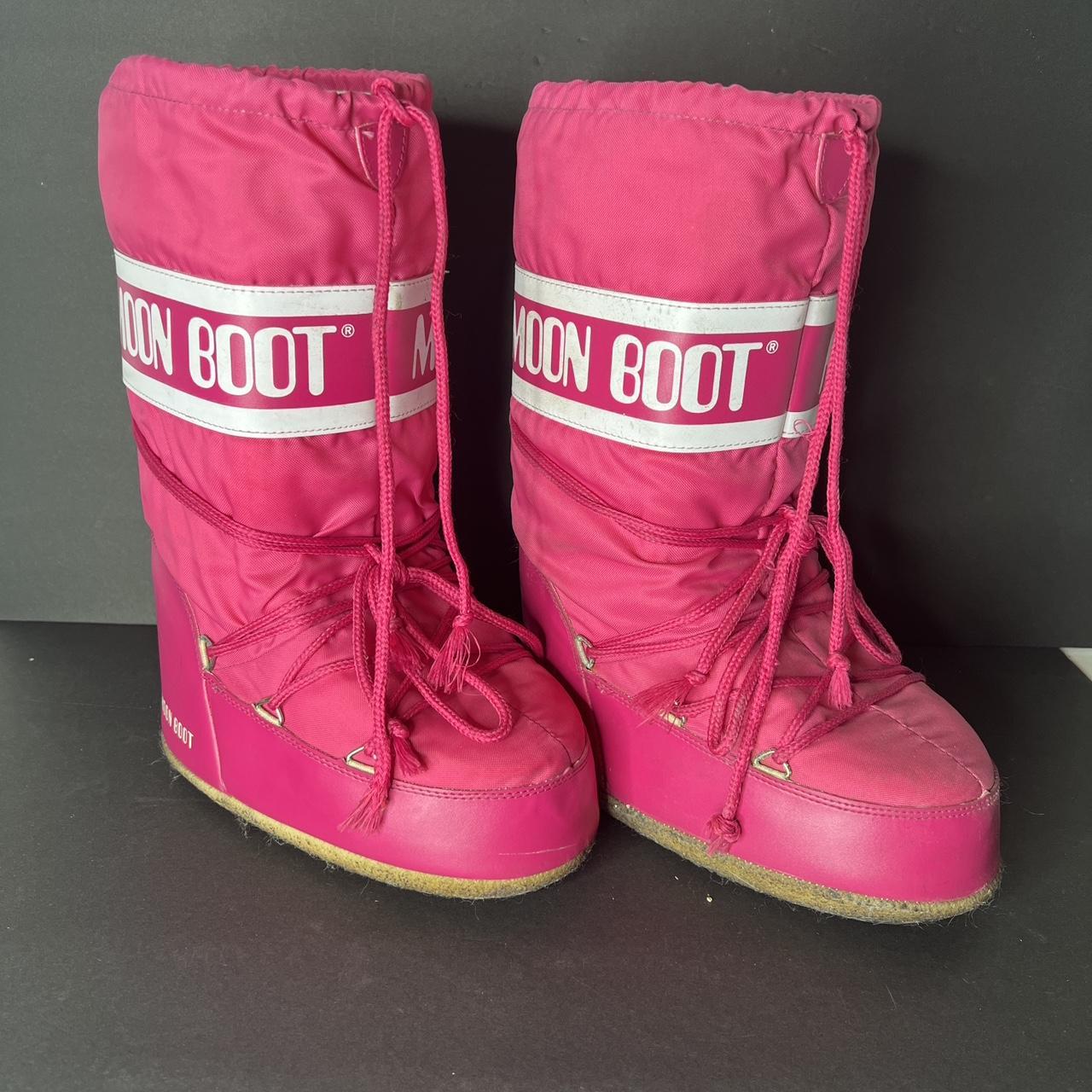 ICON LOW HOT-PINK NYLON BOOTS