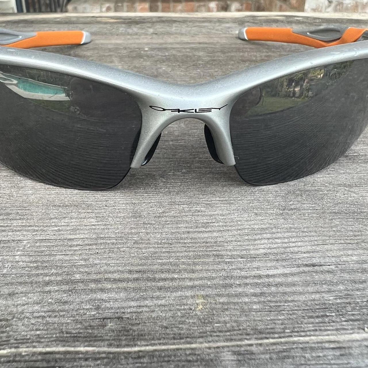 Oakley Men's Orange Sunglasses | Depop