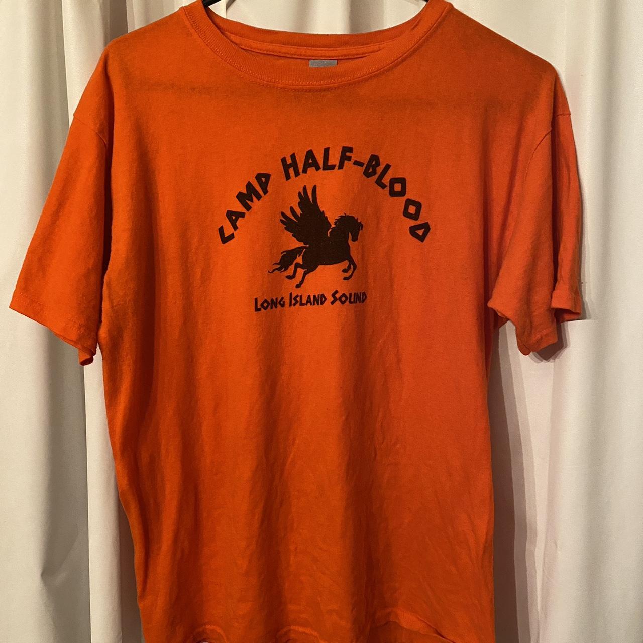 Camp Half Blood Shirt (Youth Large, Orange)