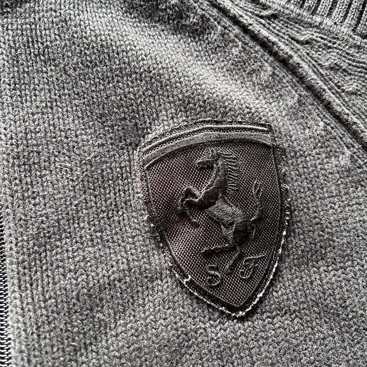 Vintage Ferrari puma knit sweater Rare Ferrari Depop