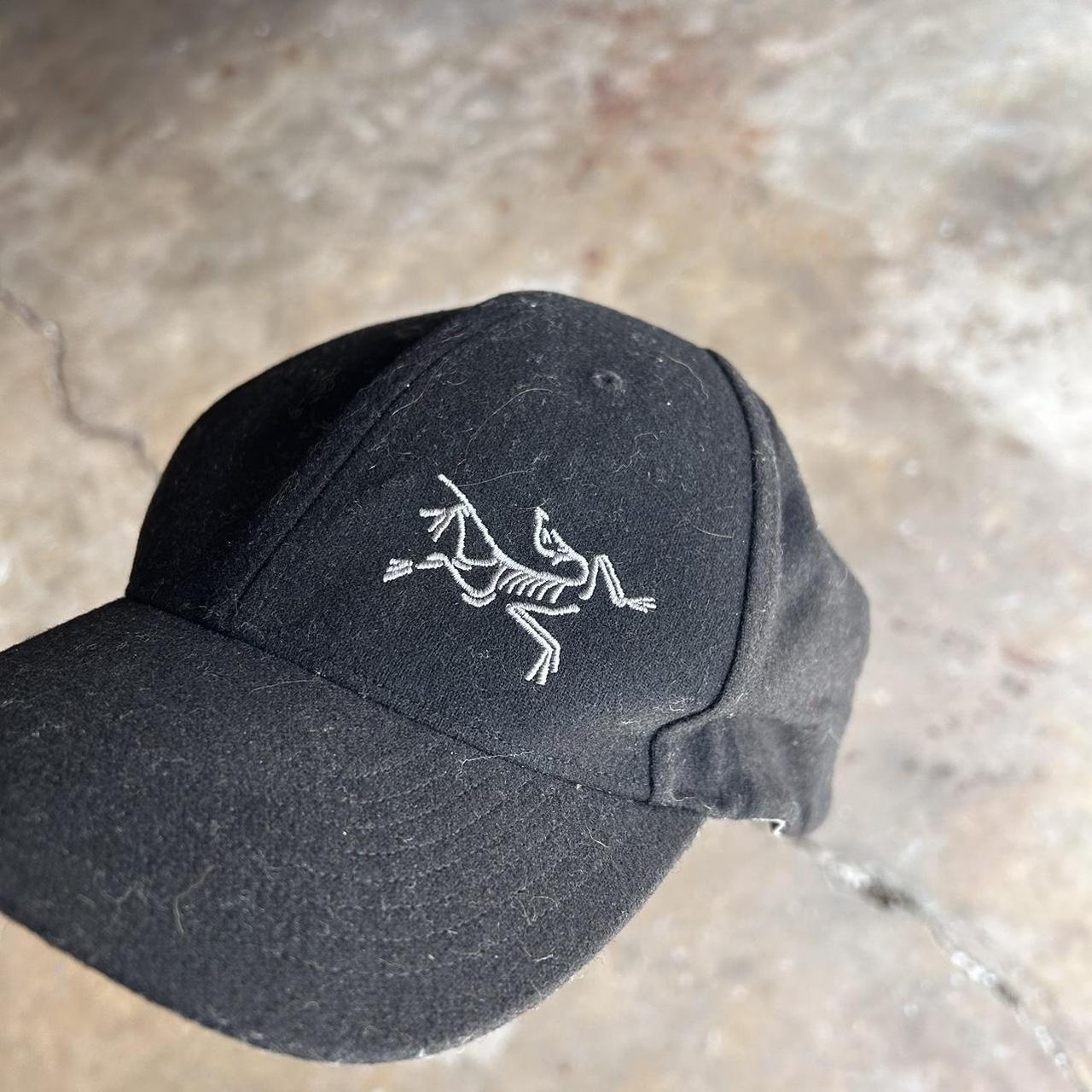 Arcteryx Gorpcore Hat Arcteryx Logo Black Baseball - Depop