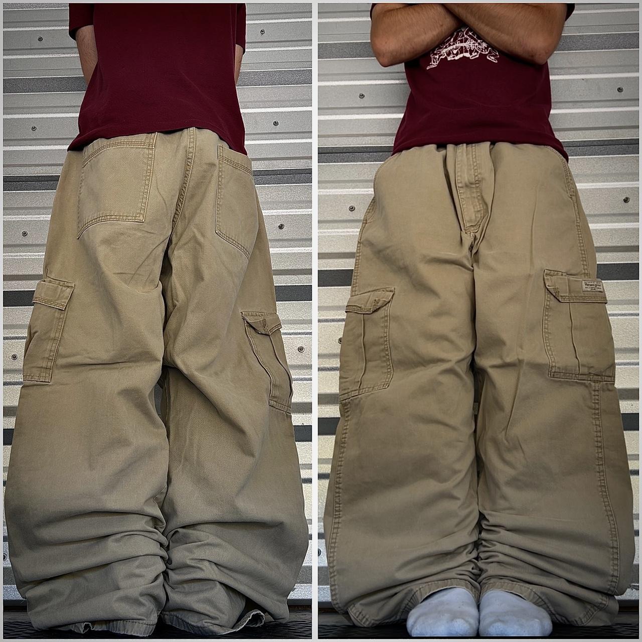 Baggy skater workwear cargo pants BAGGY CARGO... Depop