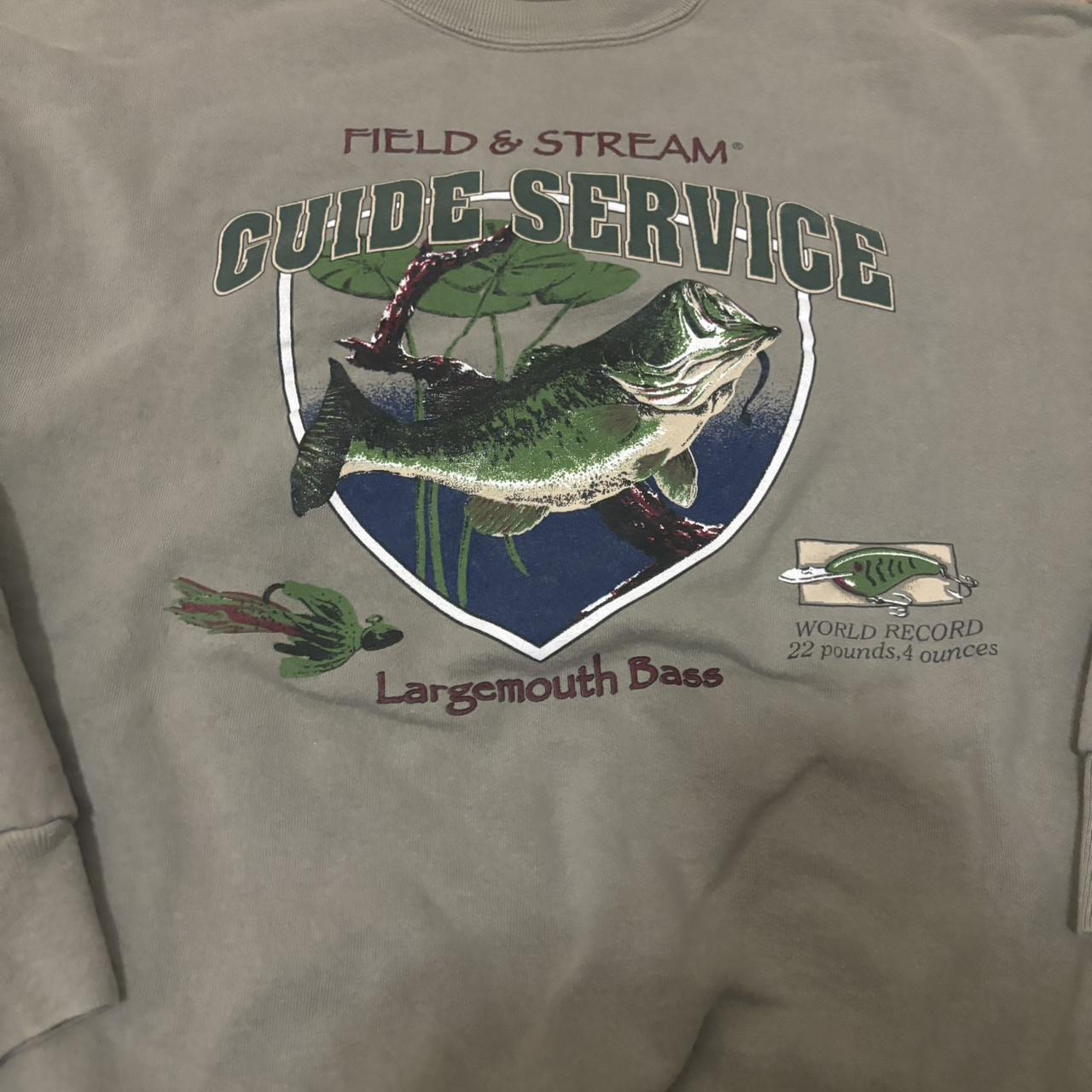 Vintage Field And Stream Fishing Crewneck Size... Depop