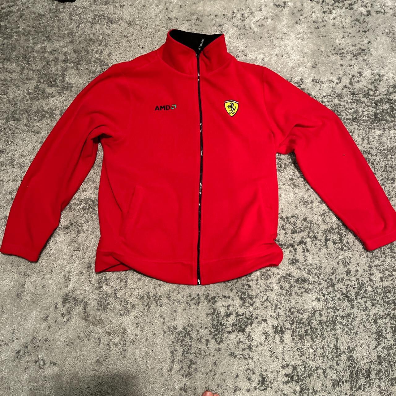 Vintage Red Ferrari Fleece In excellent condition... - Depop