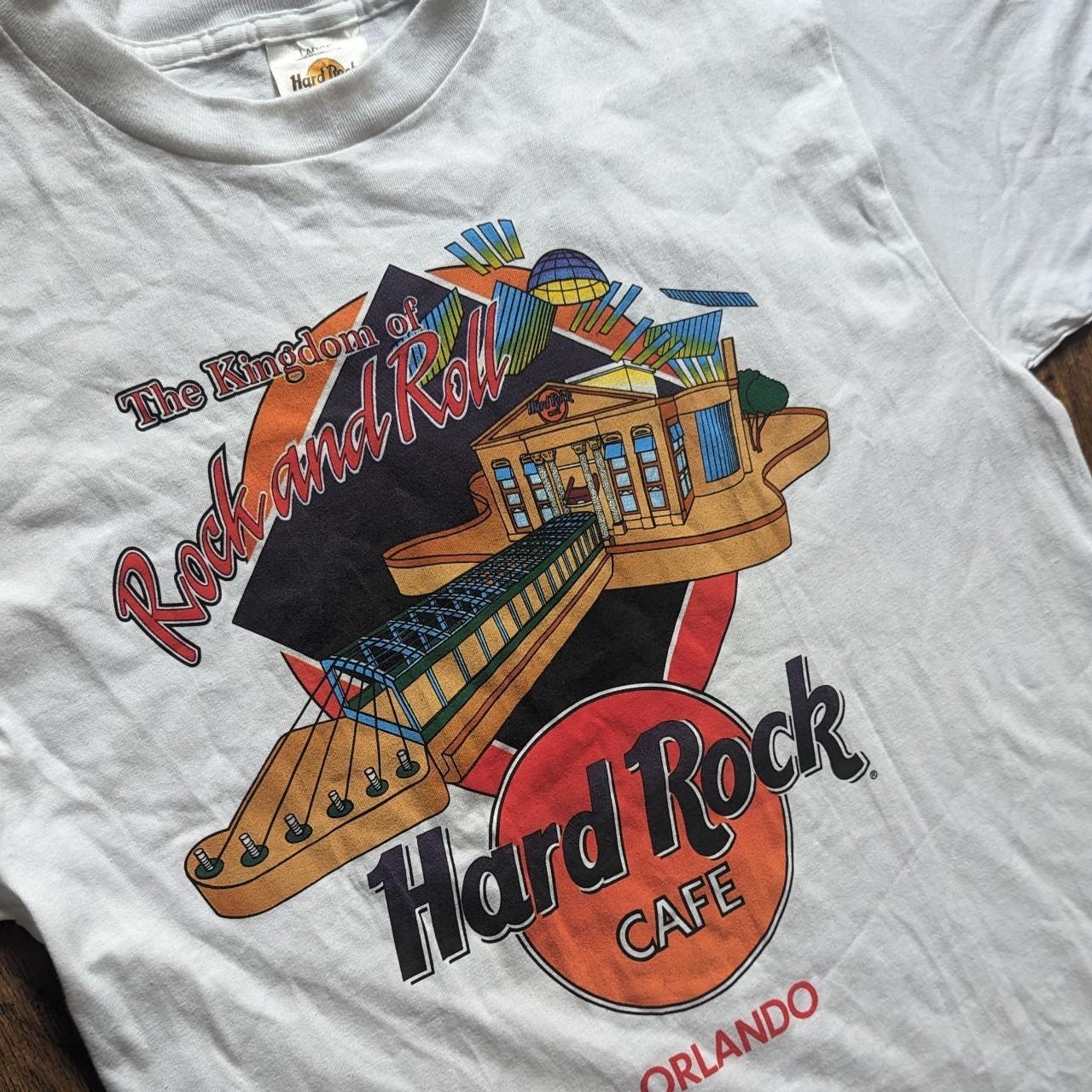 Hard rock cafe vintage t shirt Large adults P2P 55cm... - Depop