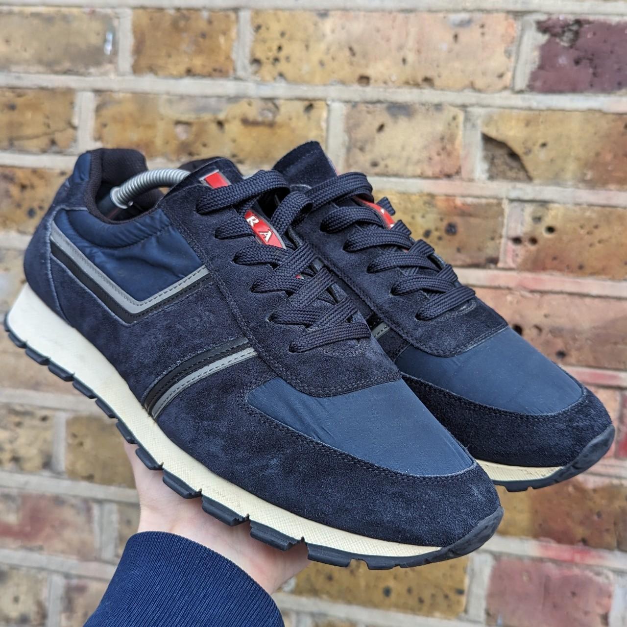 Navy store prada trainers