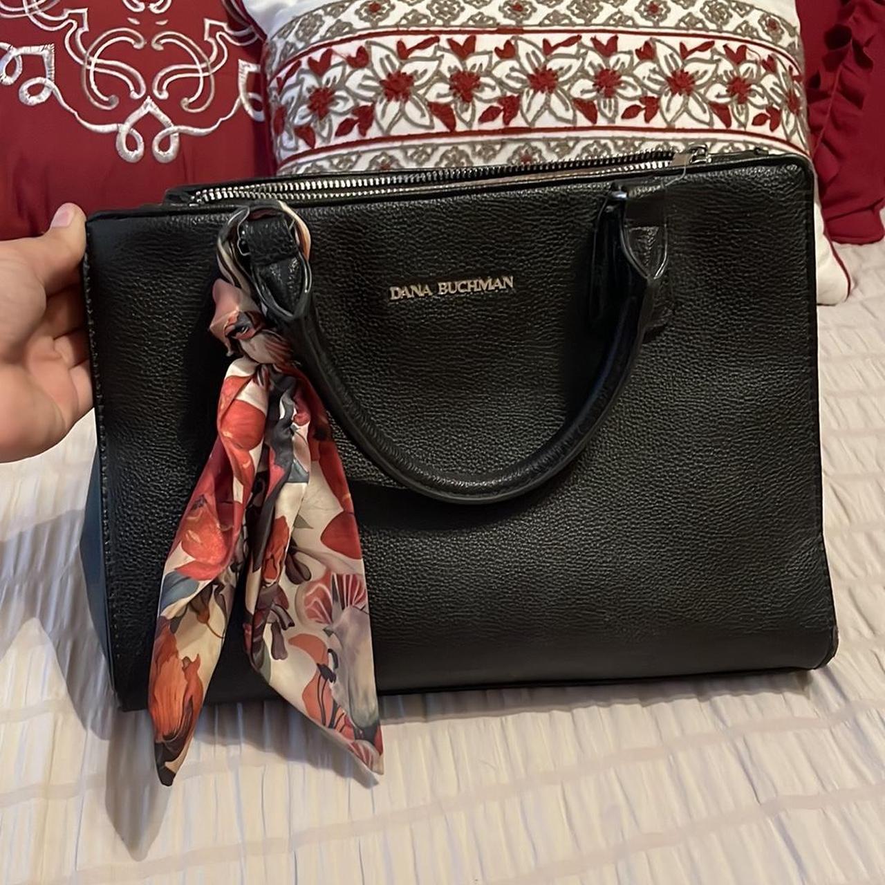 Dana Buchman Women's Bag Black – Black leather Dana Buchman bag