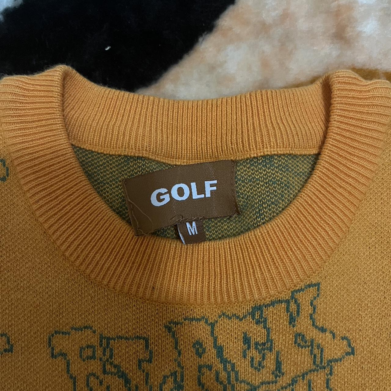 Orange golf hot sale jumper