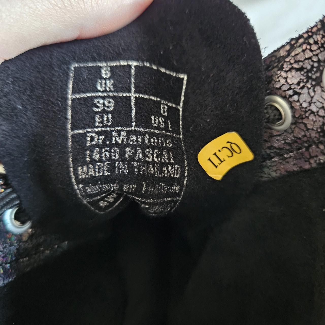 Doc Martens 1460 Pascal Gunmetal Iridescent Depop