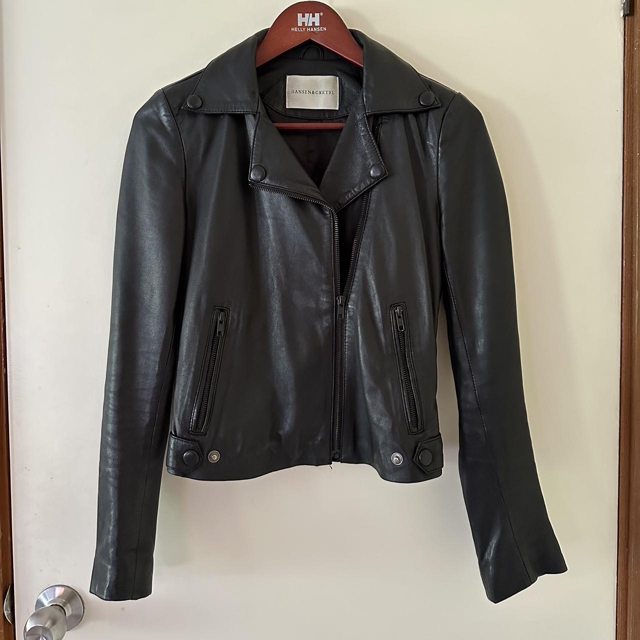 Hansen and Gretel Leather Jacket - Size 0 Would say... - Depop