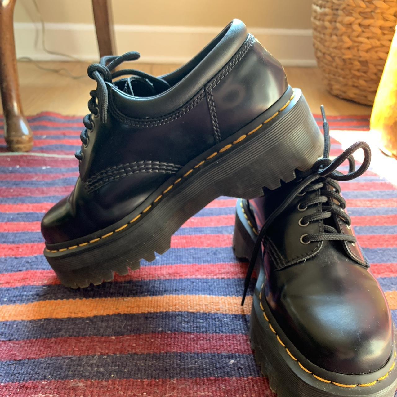 Dr Martens Botas 8053 De Cuero Con Plataforma Negro Vs 1461