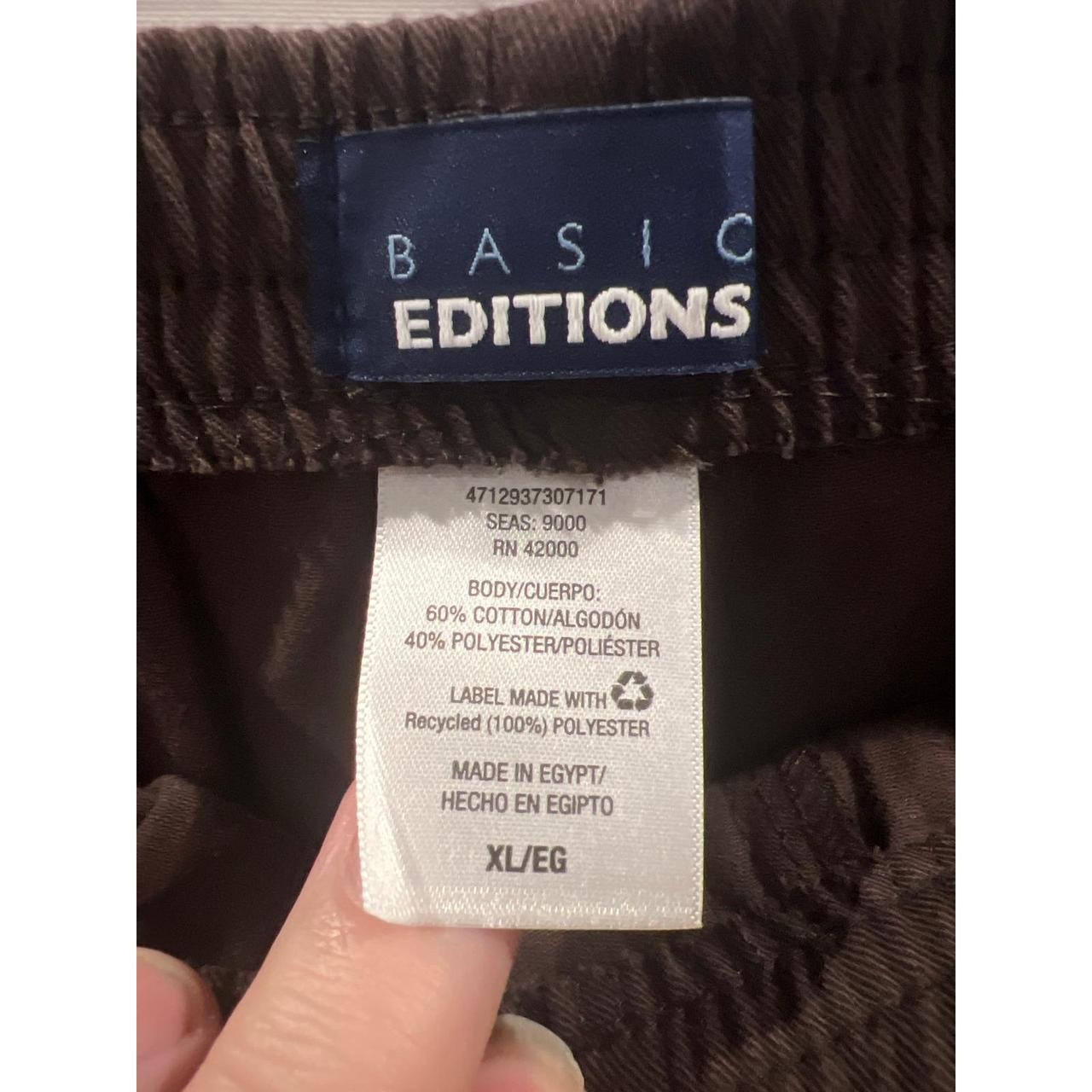 Basic Editions Women's Pants - Brown - XL – Basic… - image 2