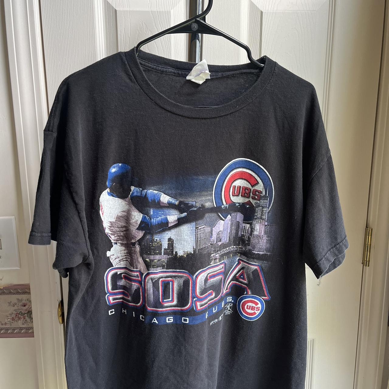 Sammy Sosa Chicago Cubs Jersey Starter Tee Super - Depop