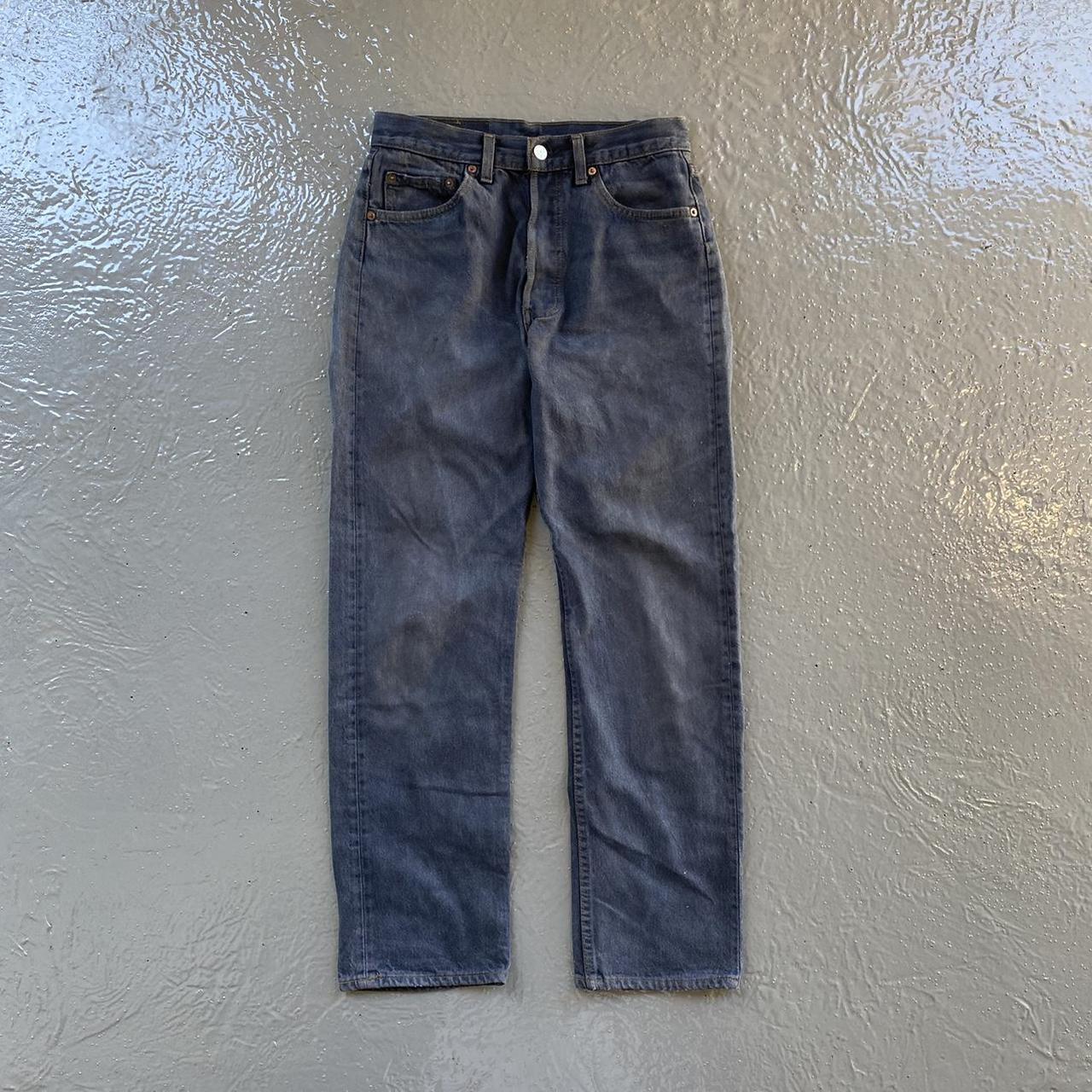 Overdyed Black Levis 501 28x30 Really cool wash on... - Depop