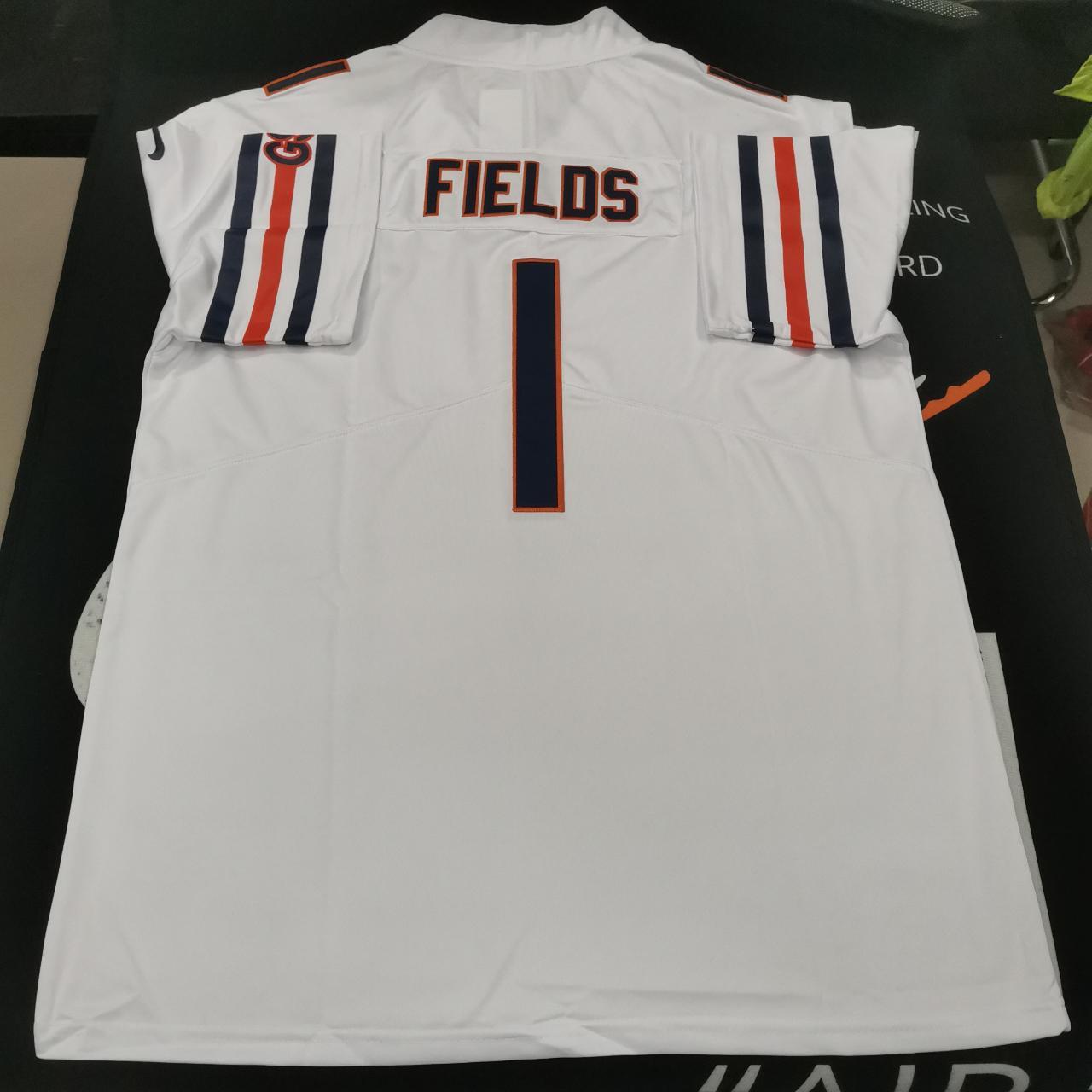 Nike Chicago Bears Elite Jersey SZ 52 Justin Fields - Depop