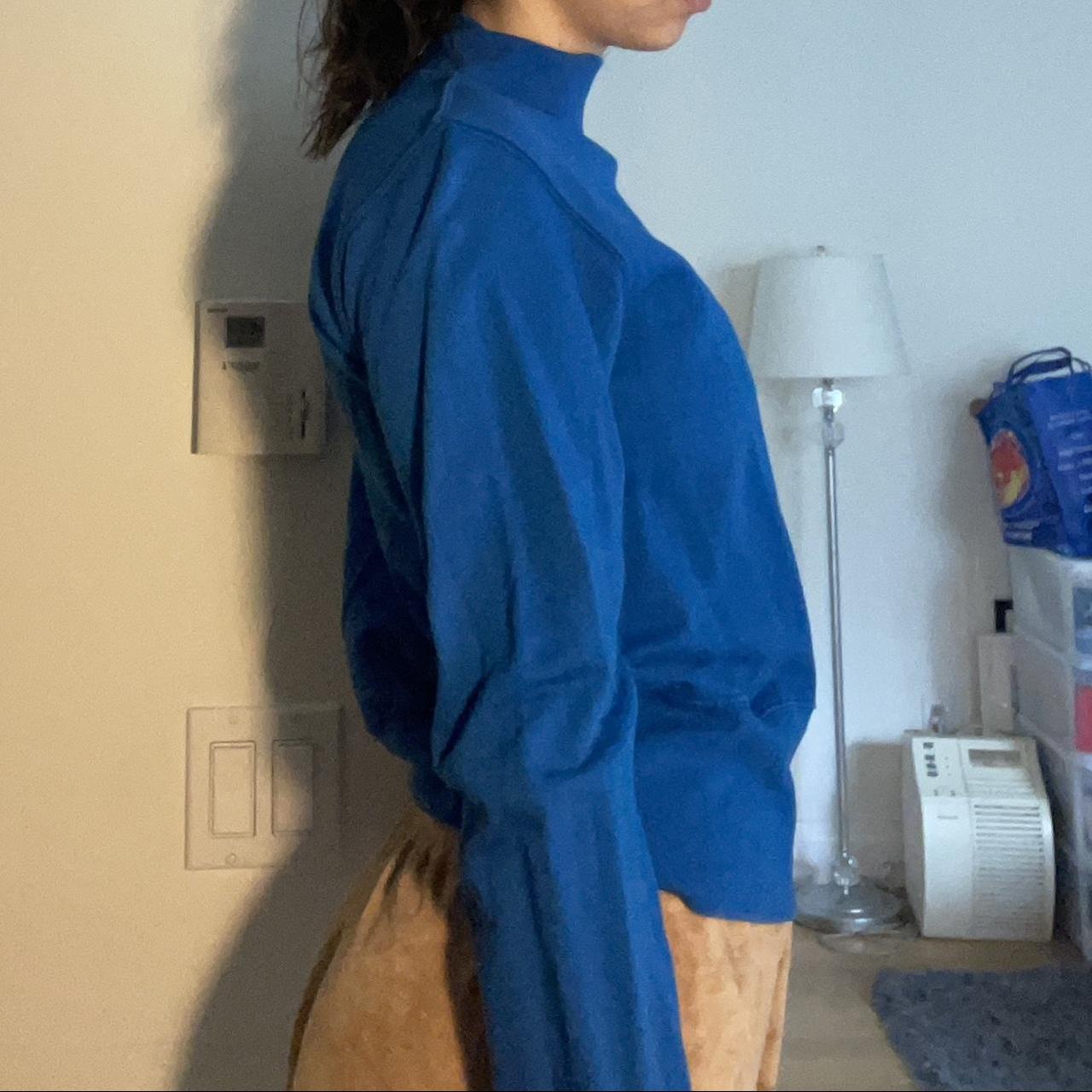 Cotton Citizen Women's Blue Sweatshirt Depop