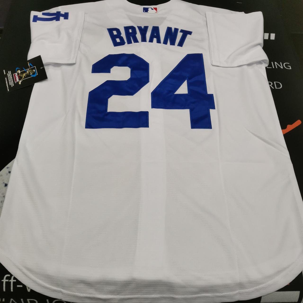 Kobe Bryant Nike Los Angeles Dodgers Gray Jersey Size 40