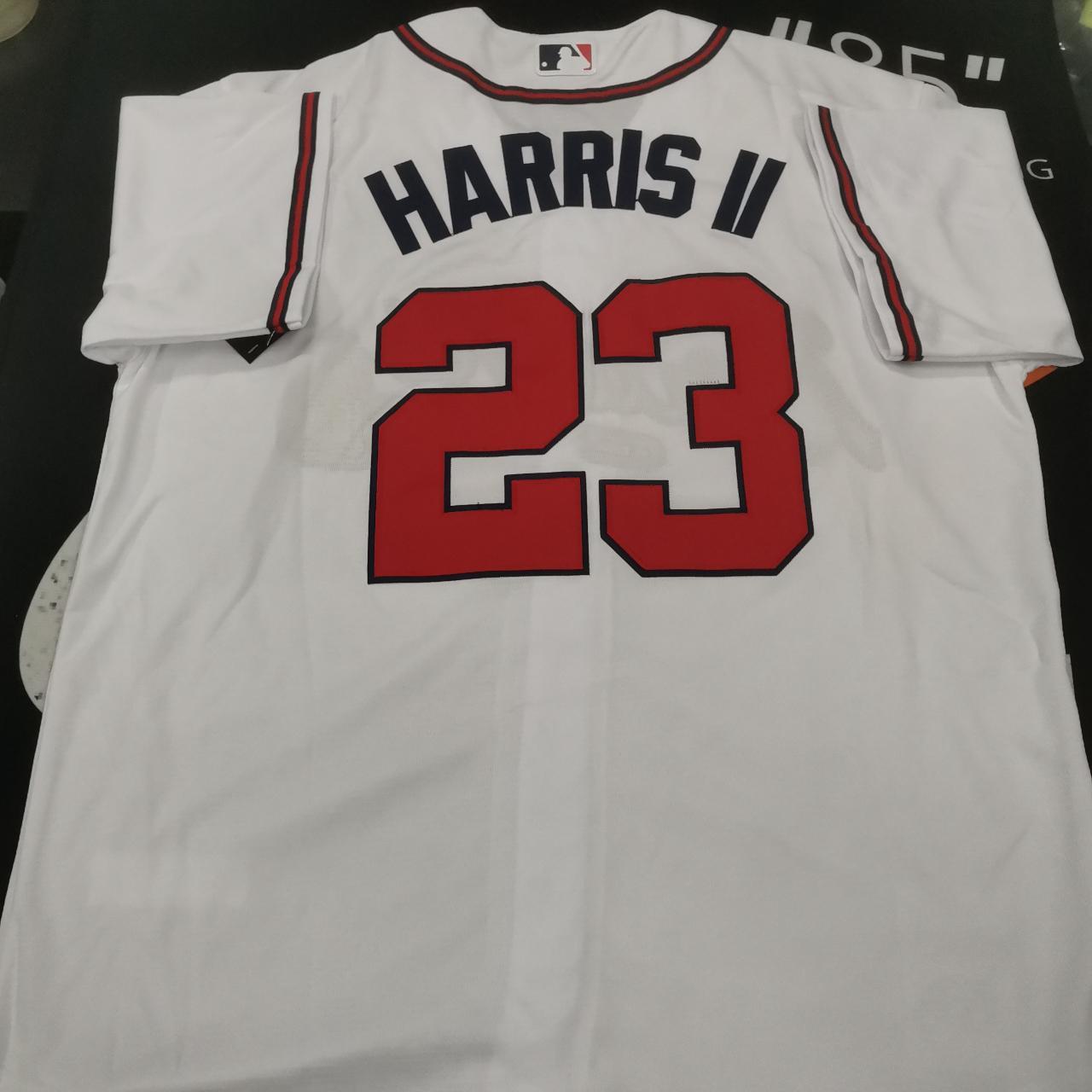 ML1805 #23 Michael Harris II Atlanta Braves White - Depop
