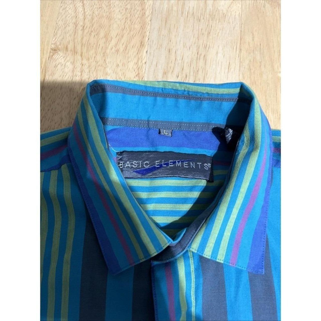 Bold Elements Men's Shirt - Blue - L – Basic Elem… - image 3