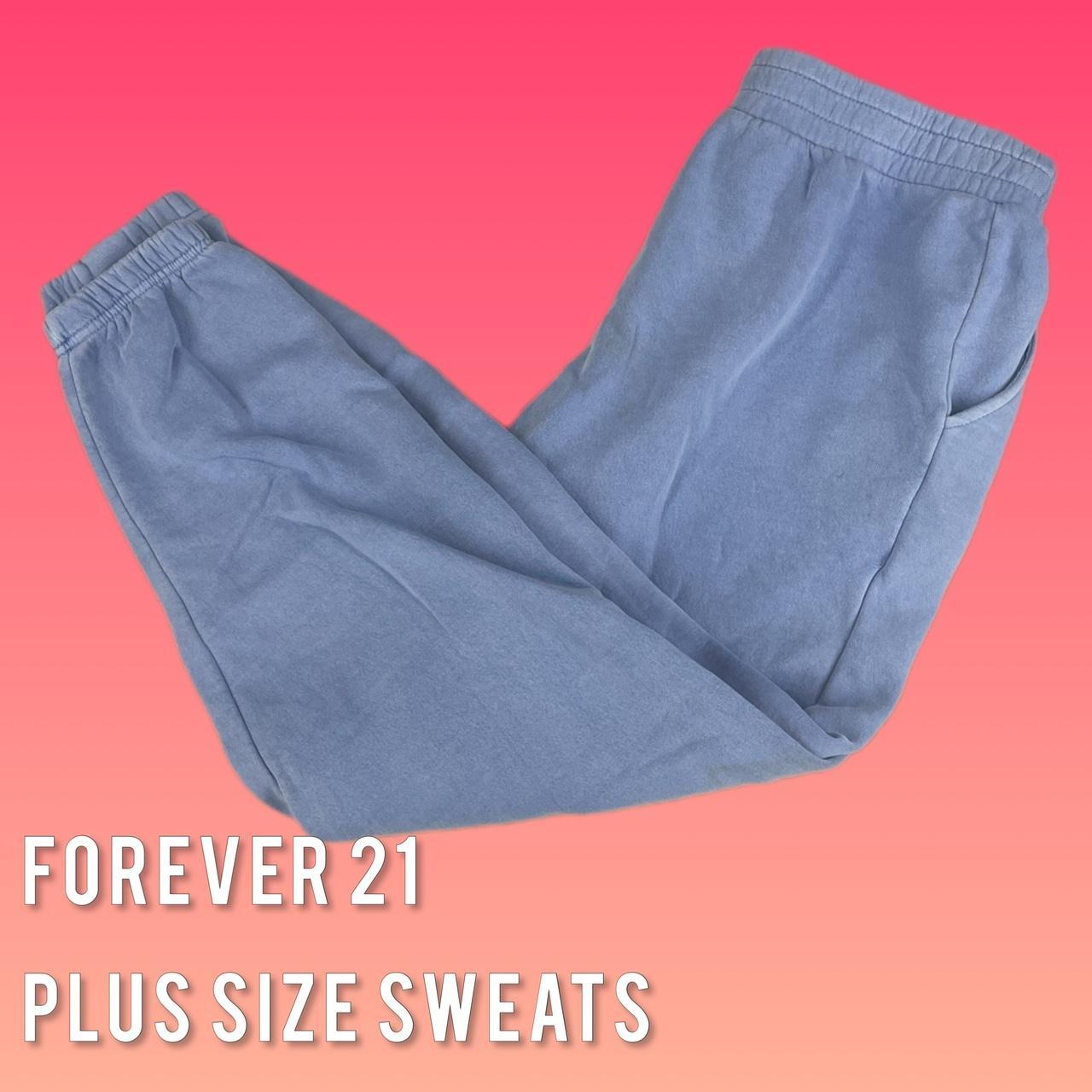 Forever 21 plus online size joggers