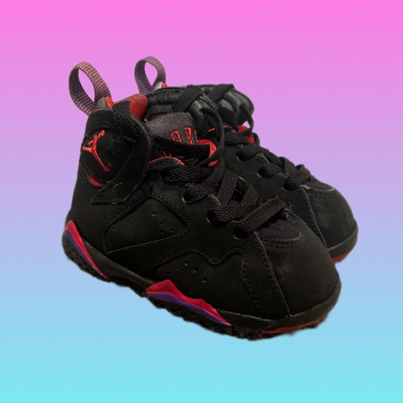 jordan 7 black red and purple