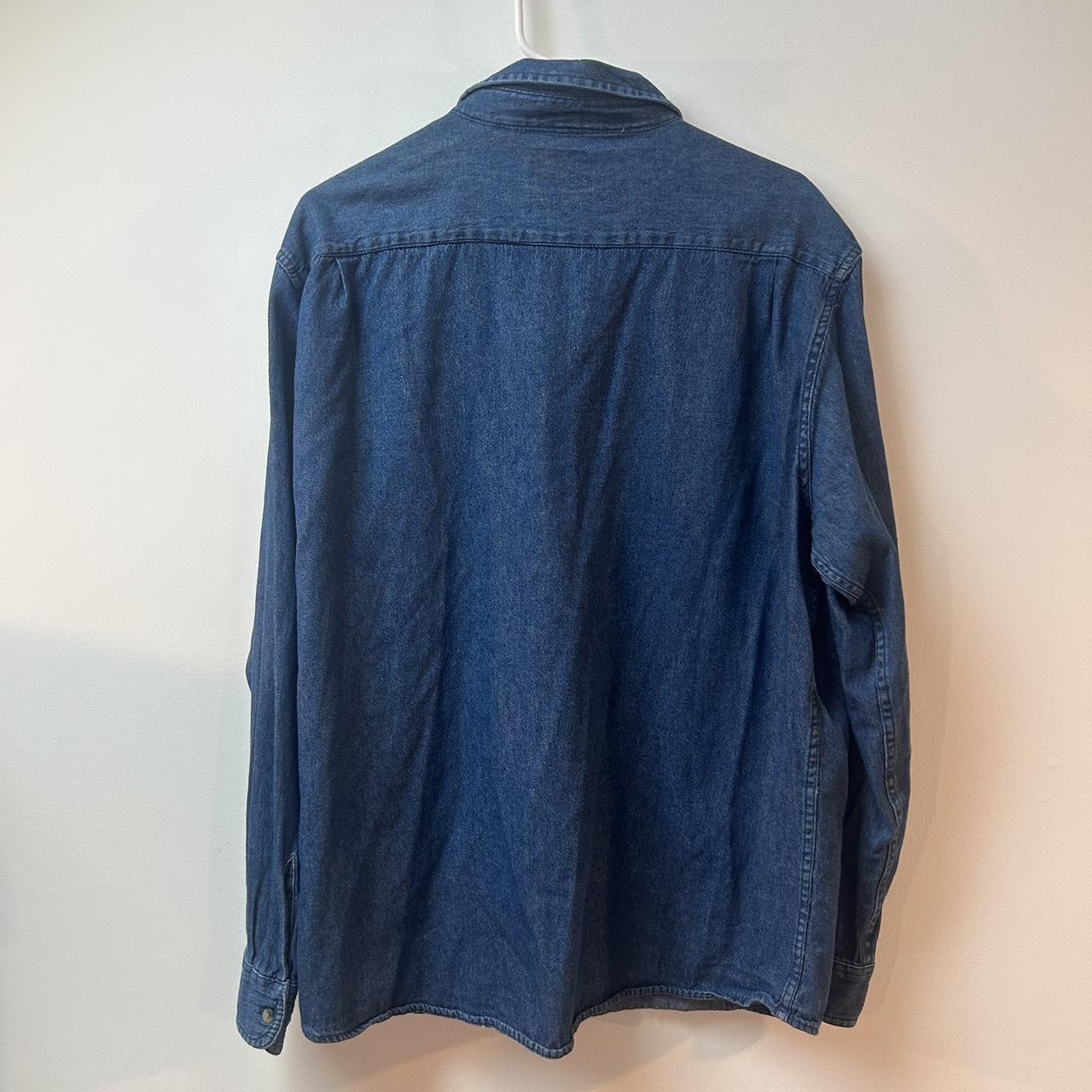 Wrangler Men's Blue Shirt | Depop