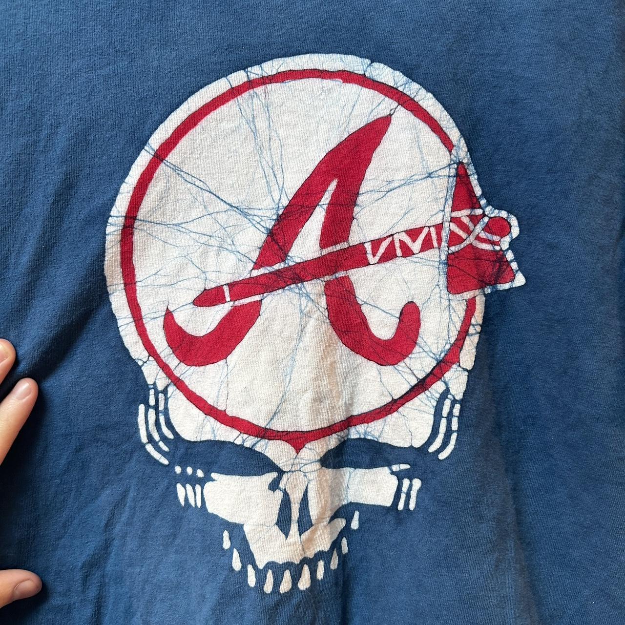 Atlanta Braves x Grateful Dead Shirt Size Large - Depop