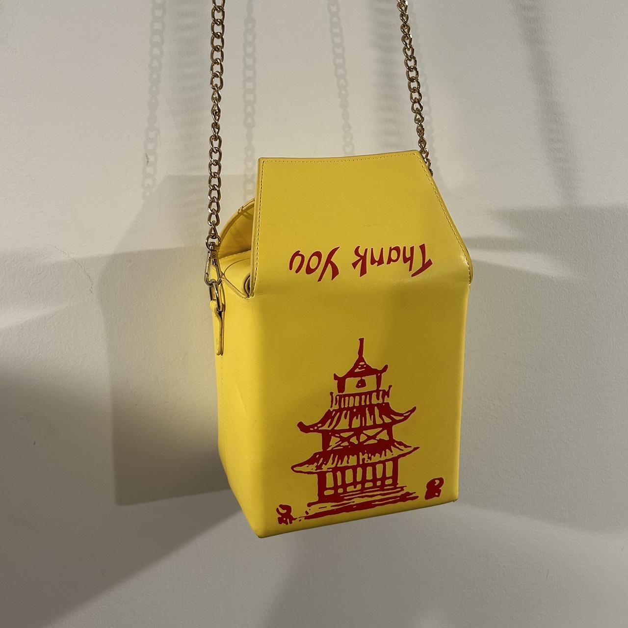 Chinese takeout box purse | Purses, Chinese takeout box, Clothes design