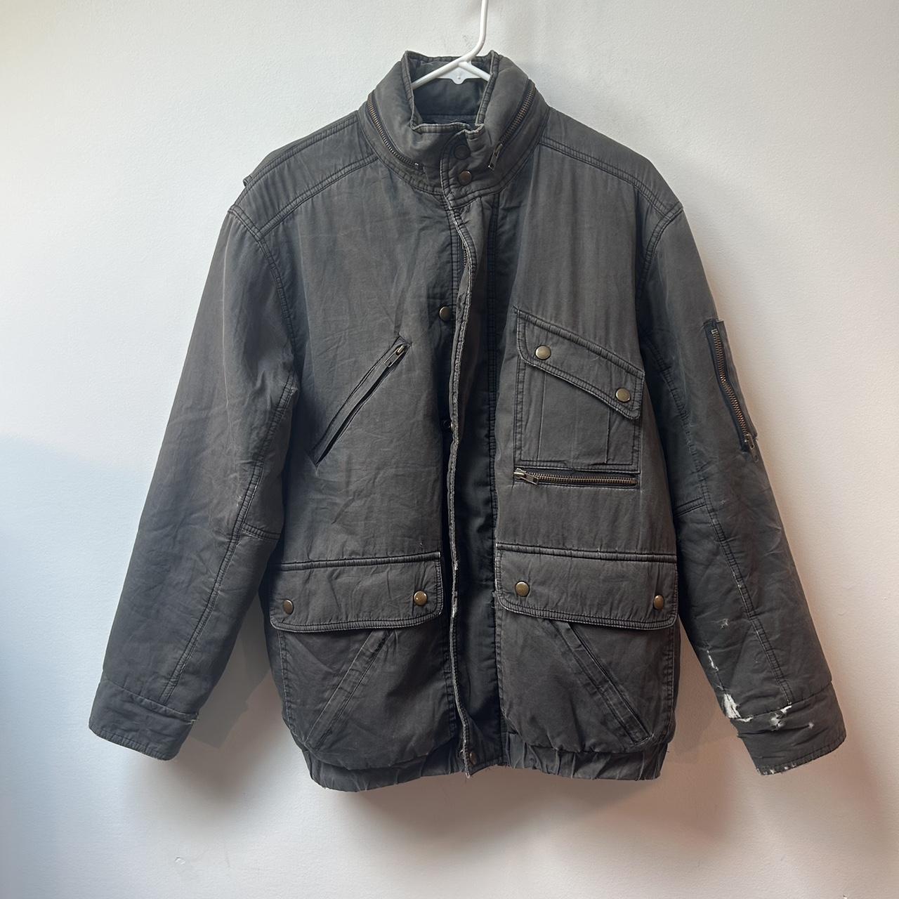 Vintage Authentic Givenchy Distressed Chore Coat... - Depop