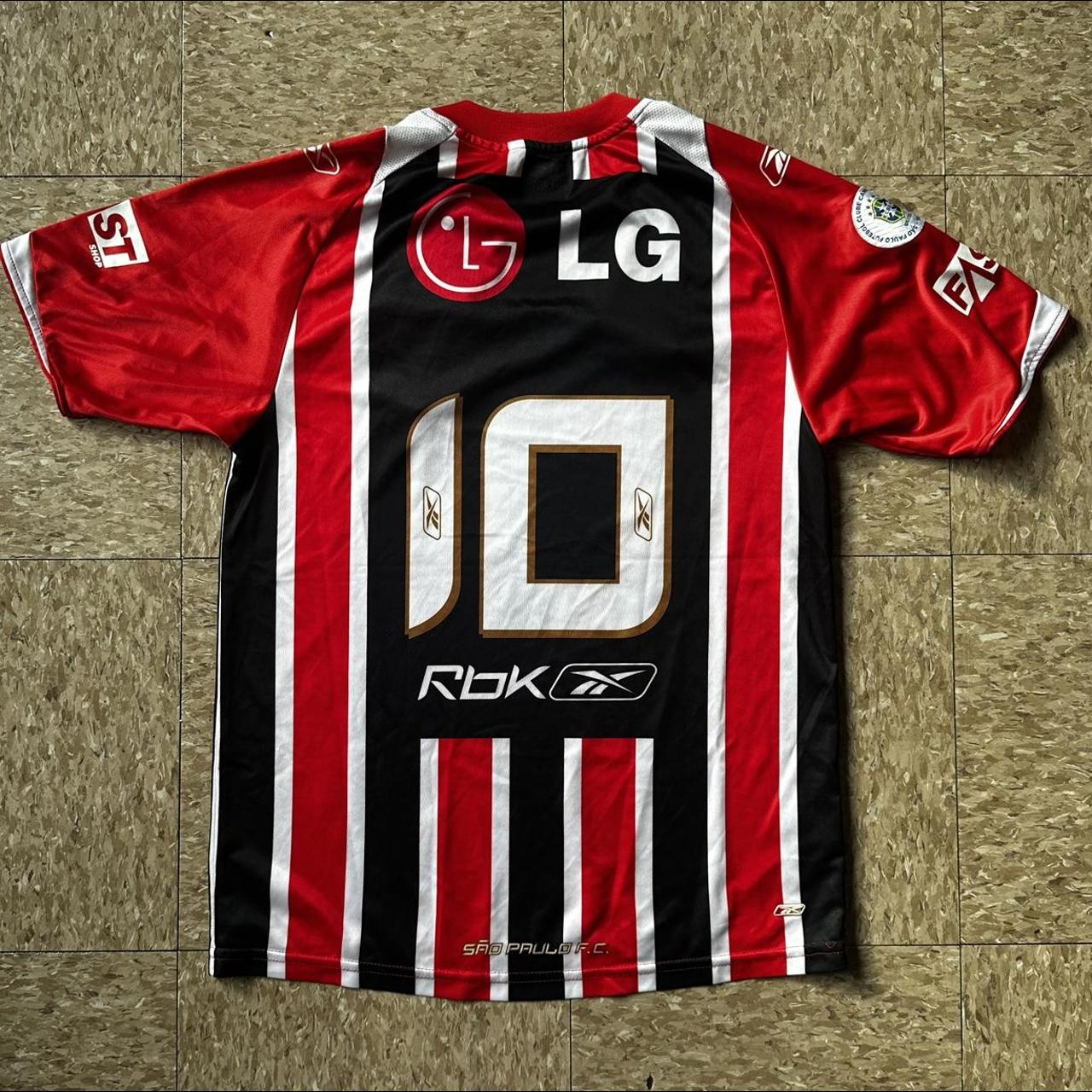 vintage brazil sao paulo fc jersey size mens small, - Depop