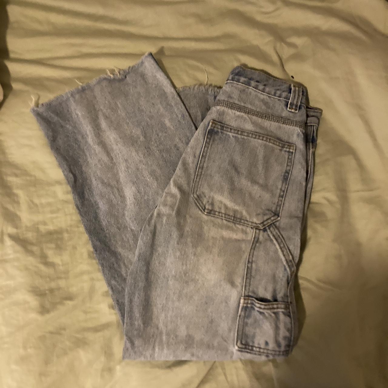 brandy melville feanne jeans one size, around a size... Depop