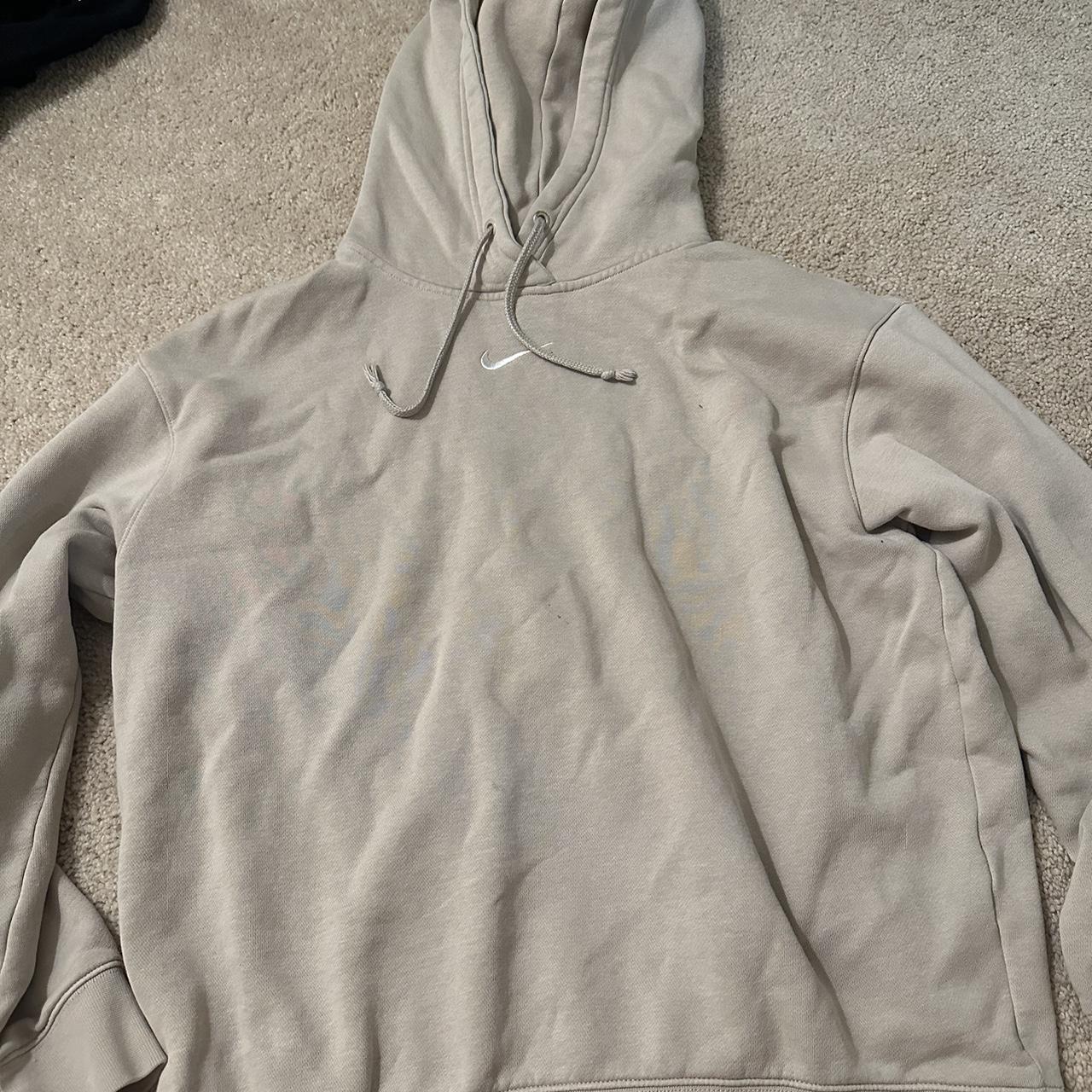jd beige nike hoodie