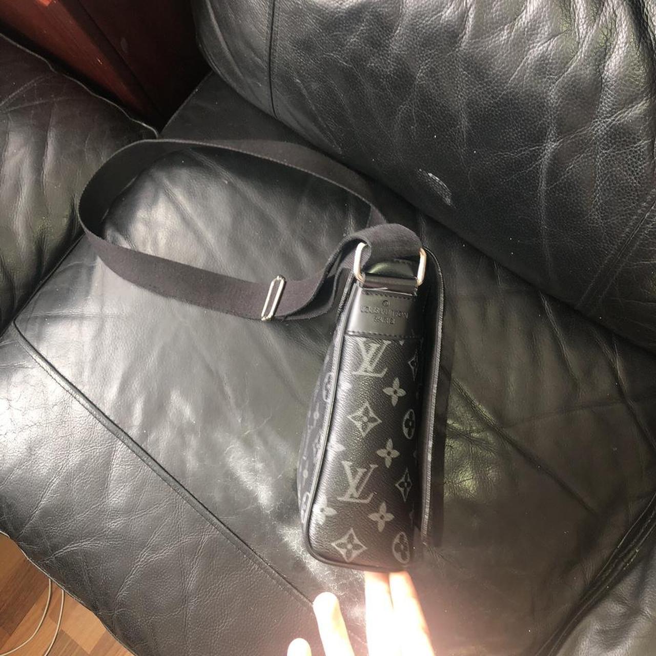 louis vuitton messenger bag .with reciepts used... - Depop