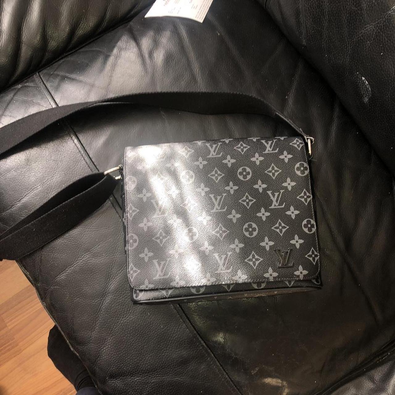 louis vuitton messenger bag .with reciepts used... Depop