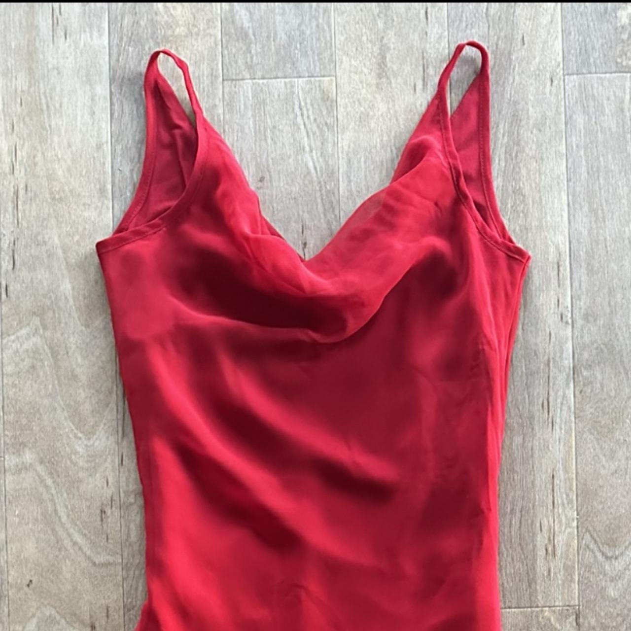 Vintage 90s Dorothy Perkins Red Evening Dress -... - Depop