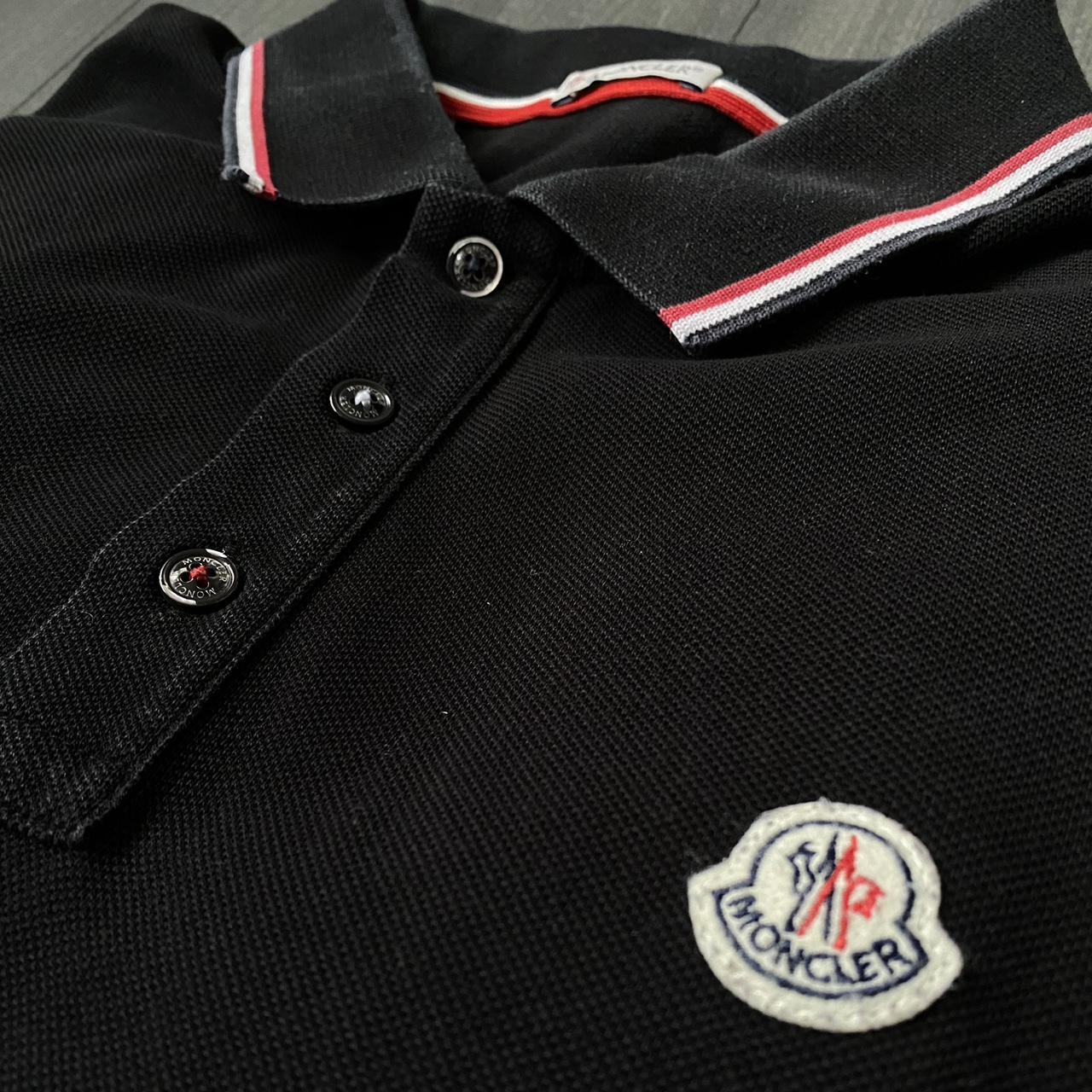 Mens Classic Moncler Long Sleeve Polo Shirt In Depop