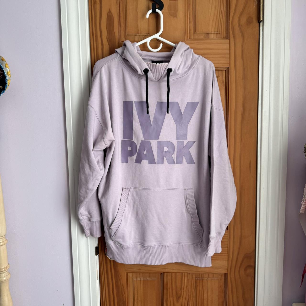 Ivy Park oversized hoodie in purple and Depop